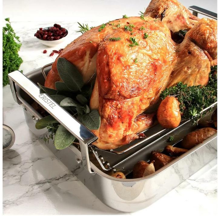 Produktbild Cristel Auflaufform Roaster Silber