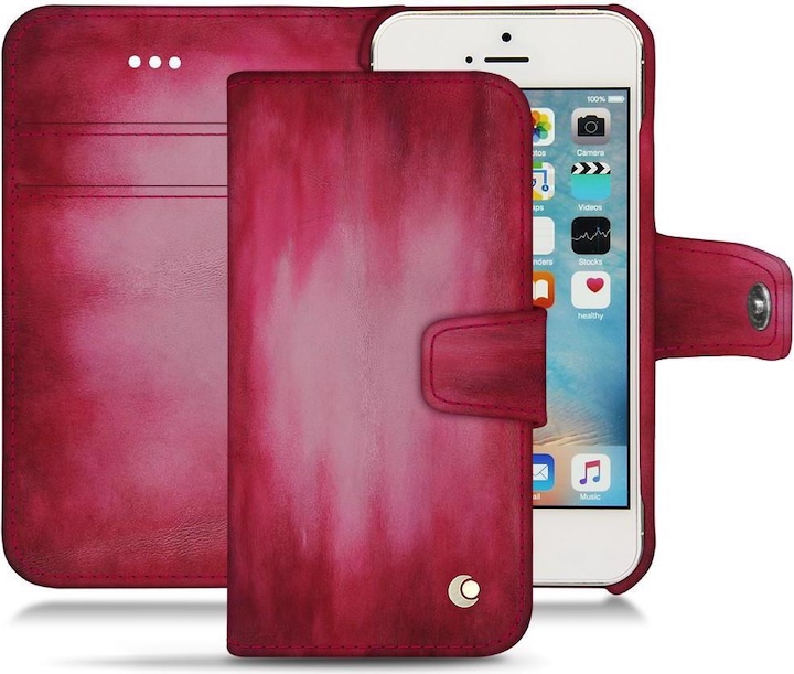 Produktbild Noreve Lederschutzhülle Wallet (Apple iPhone SE)