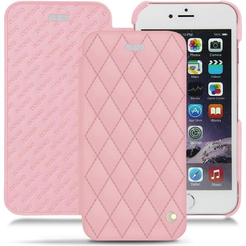 Thumbnail - Noreve Lederschutzhülle horizontal (Apple iPhone 6s Plus), Smartphone Hülle, Rosa