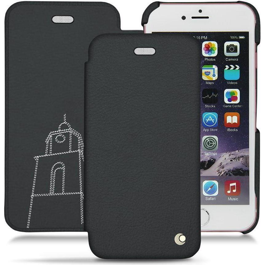 Noreve Lederschutzhülle horizontal (Apple iPhone 6s Plus), Smartphone Hülle, Blau