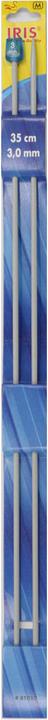 Actual product image Iris Jacket knitting needles 3.00 mm, 35 cm, aluminium