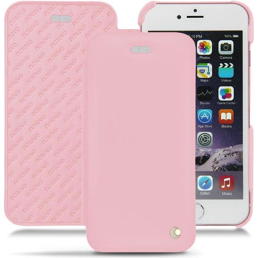 Noreve Lederschutzhülle horizontal (Apple iPhone 6s), Smartphone Hülle, Rosa