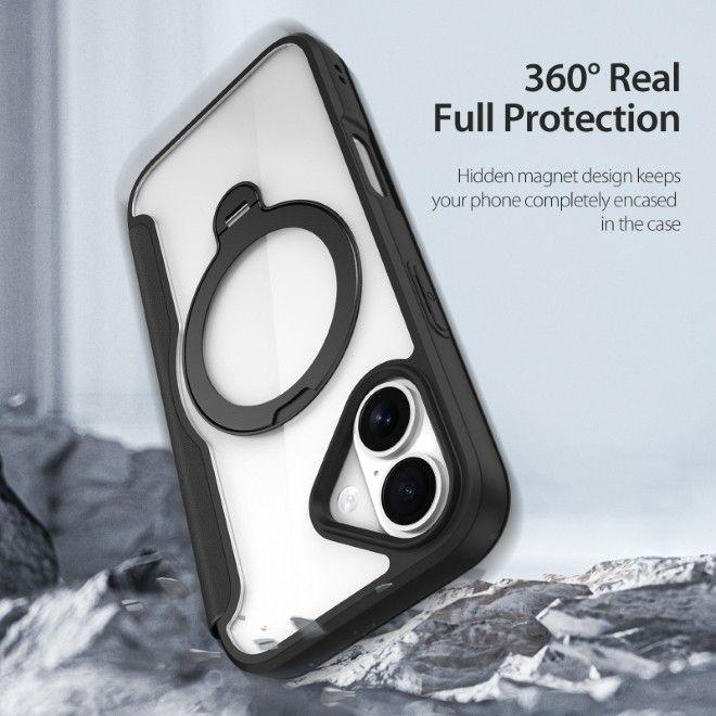 Produktbild Dux Ducis Skin X Pro 360° Ring Stand Series Lederhülle (Apple iPhone 17)