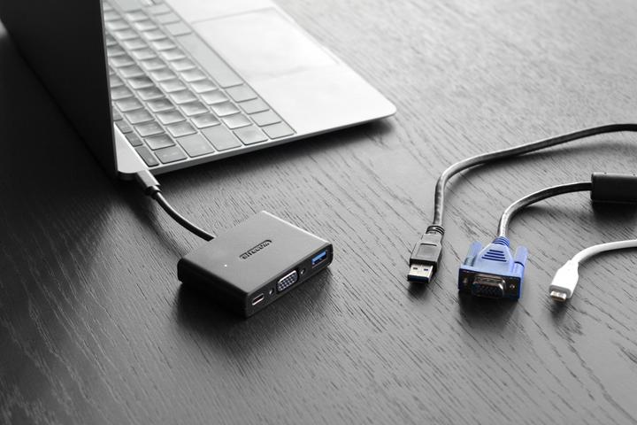 Immagine prodotto Sitecom CN-364 USB-C to USB + VGA + USB-C 3-in-1 Adapter (USB-C)