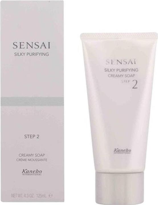 Actual product image Sensai Silky Purifying Creamy Soap (Facial soap, 125 ml)