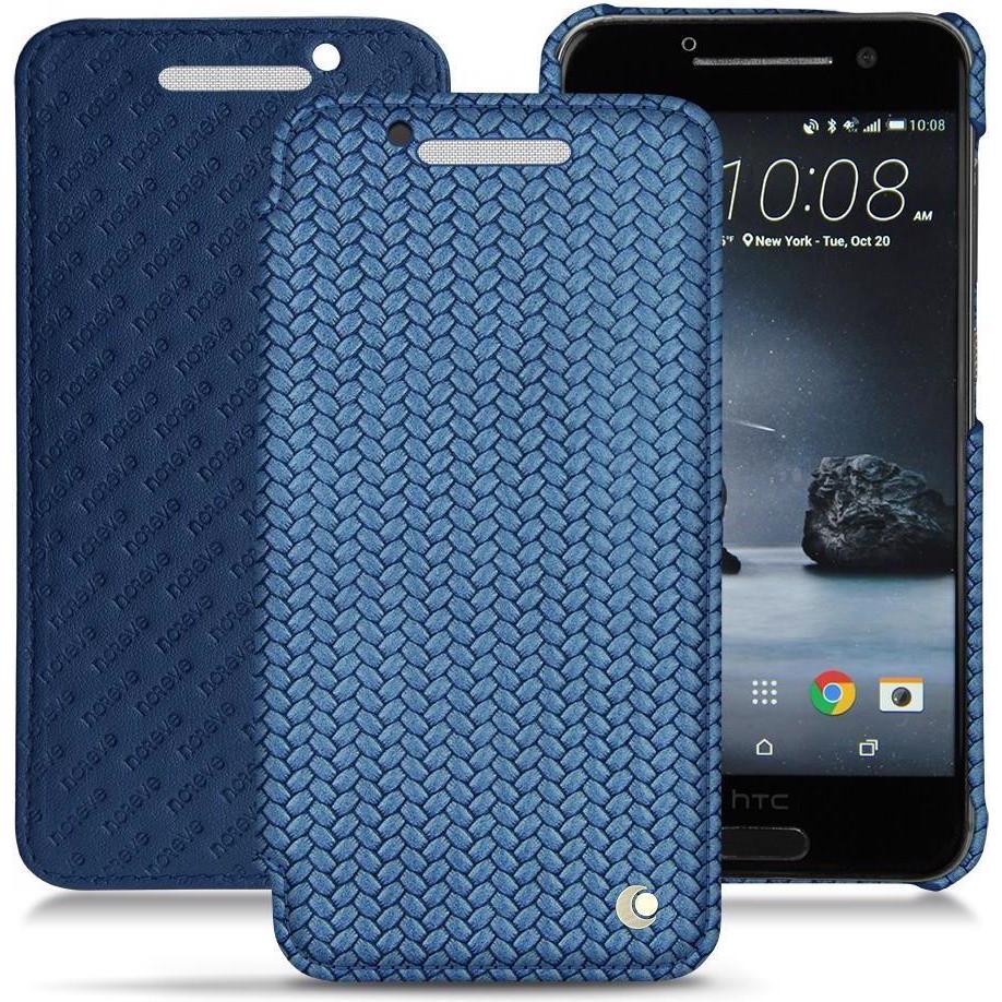 Noreve Lederschutzhülle horizontal (HTC One A9), Smartphone Hülle, Blau