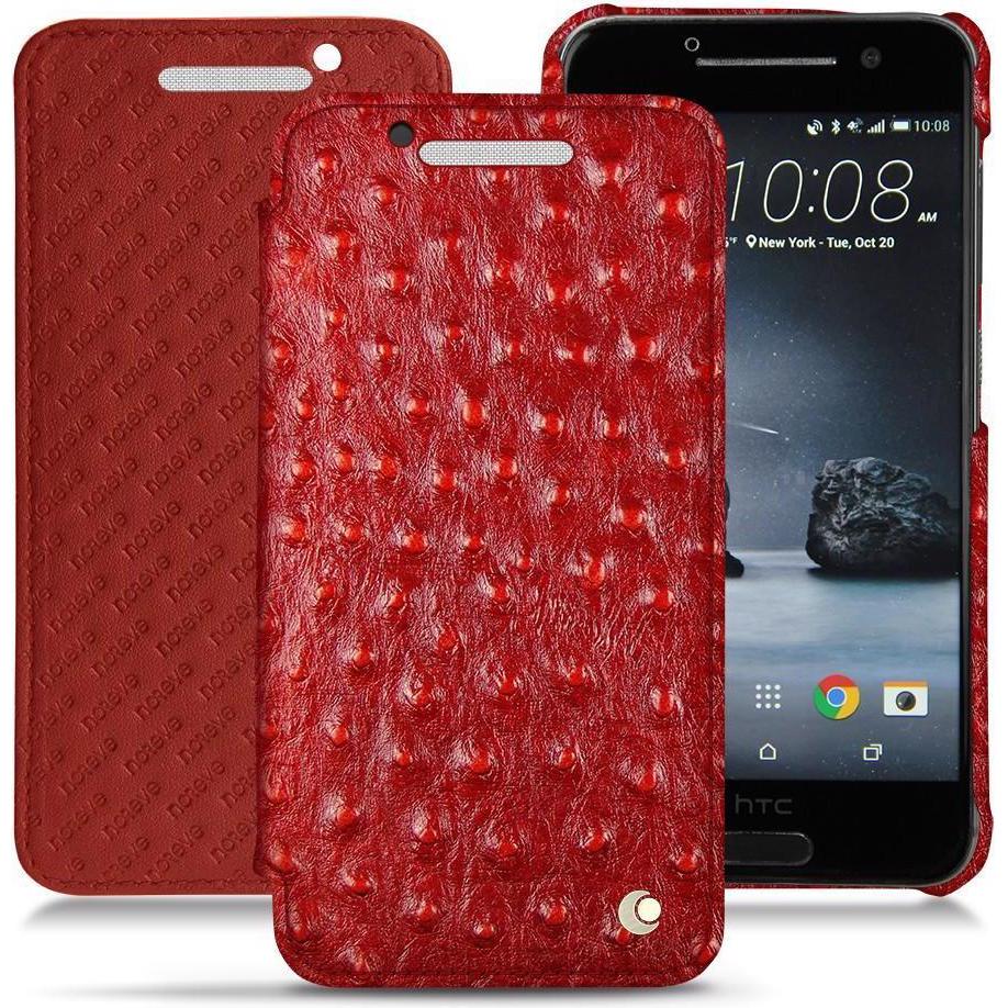 Noreve Lederschutzhülle horizontal (HTC One A9), Smartphone Hülle, Rot