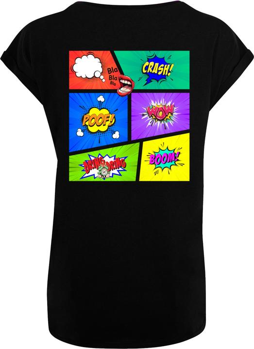 Produktbild Merchcode Ladies Book Comic Extended Shoulder Tee - 112993 (XXL)