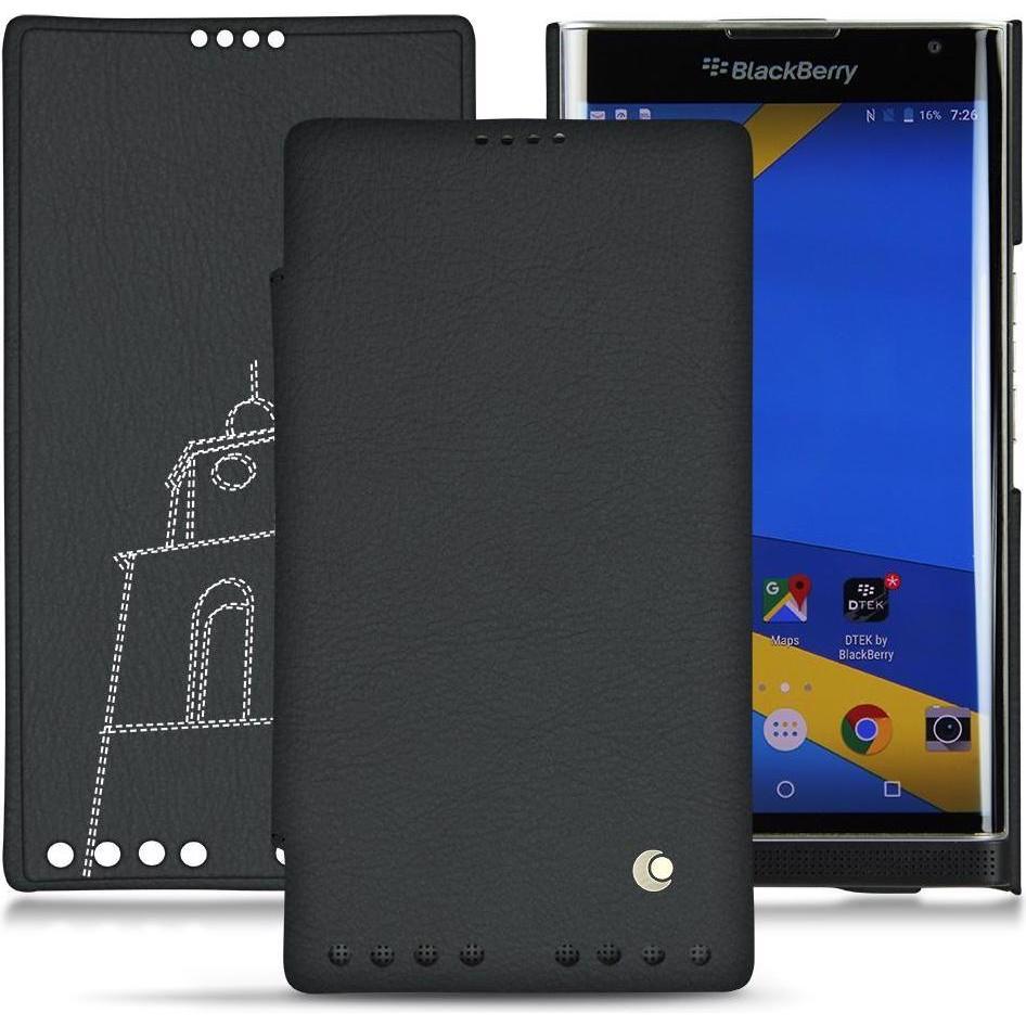 Thumbnail - Noreve Lederschutzhülle horizontal (Blackberry Priv), Smartphone Hülle, Blau