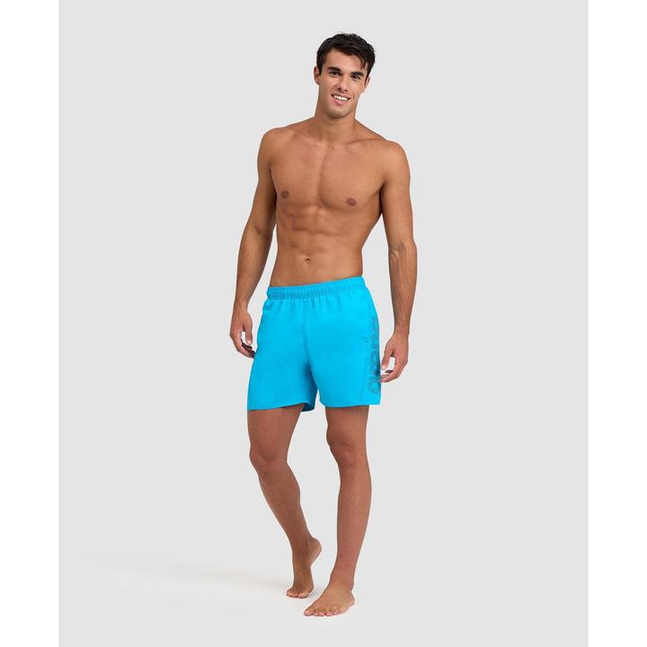 Actual product image Arena FUNDAMENTALS LOGO BOXER R Men's swimming trunks (S)