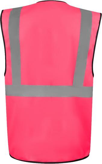 Produktbild Korntex Warnweste Multifunktional Hamburg Neonpink mit 360° Sicherheit M EN ISO 17353 ® KXCMF (M)