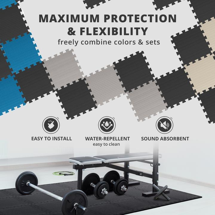 Image du produit BeMaxx Schützendes Puzzle-Mattenset (1 cm)