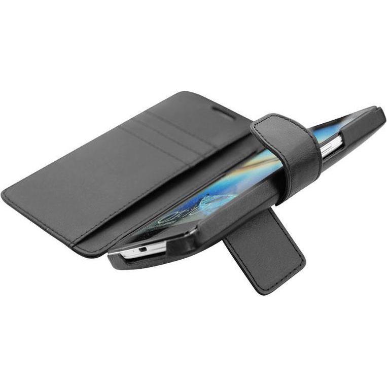Thumbnail - Noreve Lederschutzhülle Wallet (Oppo Find 7), Smartphone Hülle, Schwarz