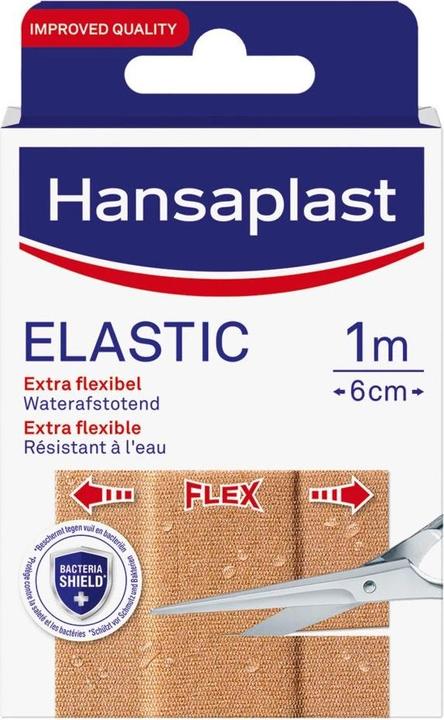 Produktbild Hansaplast Elastic Extra Flexible 1m X 6cm (10x)