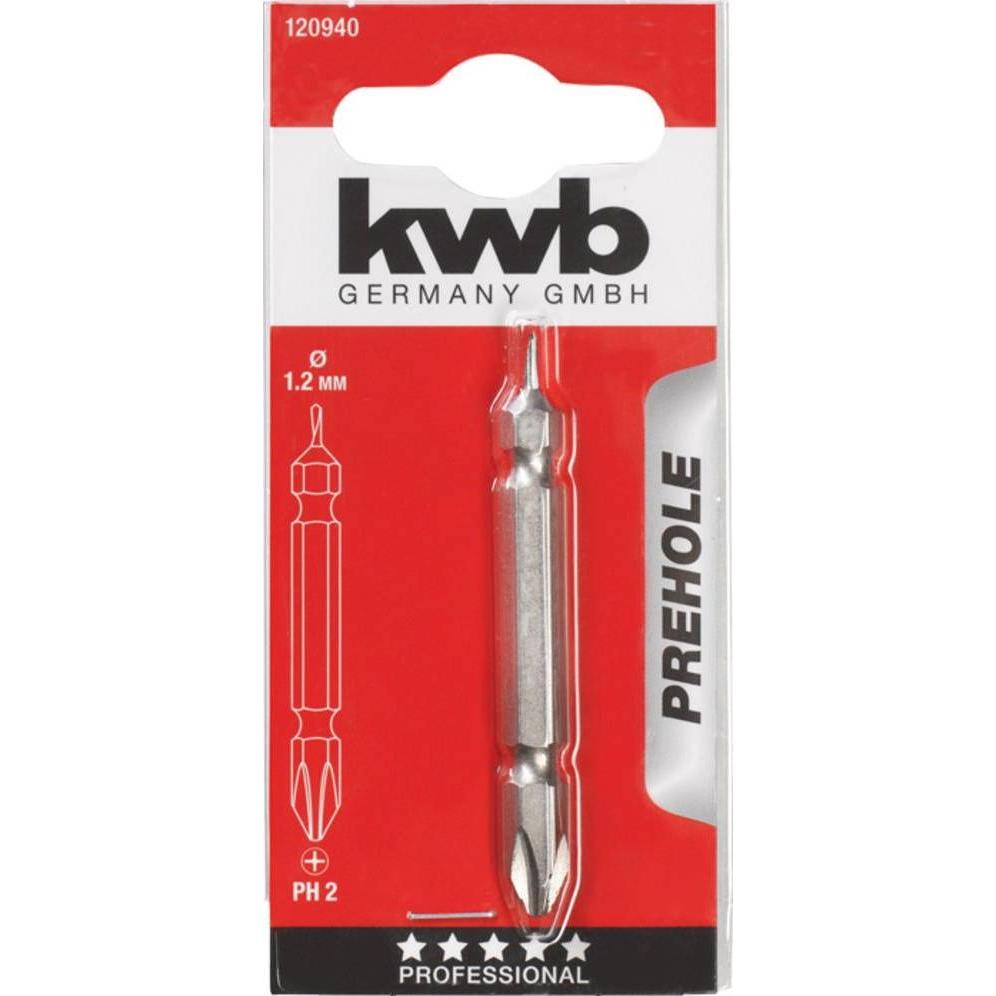 Thumbnail - kwb, Bohrereinsatz, PreHole Bit Bohrer und Senker (1.5 mm)
