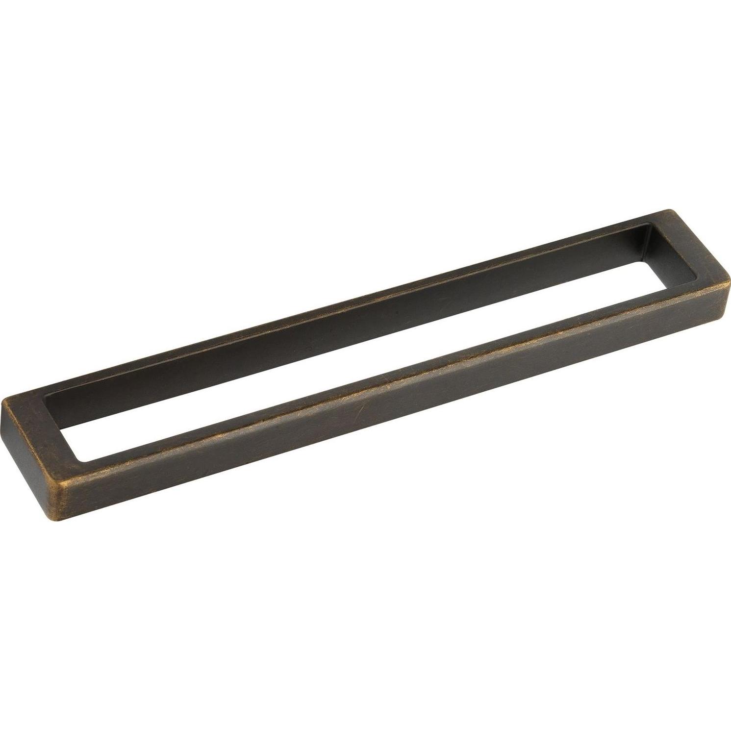 Furnipart, Möbelgriff, Cubico Möbelgriff Barrel Griff 201 mm Zinkdruckguss antik braun
