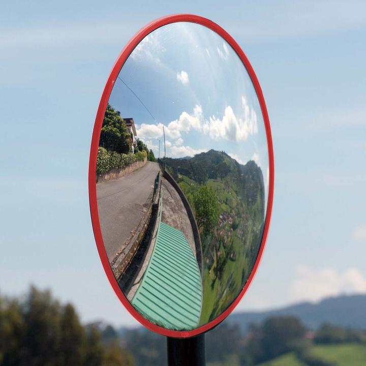 Produktbild Wiltec Sicherheitsspiegel 60cm Überwachungsspiegel Panoramaspiegel Verkehrsspiegel (Ø 60 cm)
