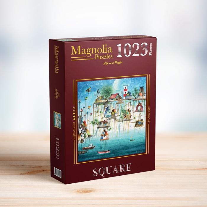 Actual product image Magnolia Puzzle 1023 pieces Pier City (1023 pieces)