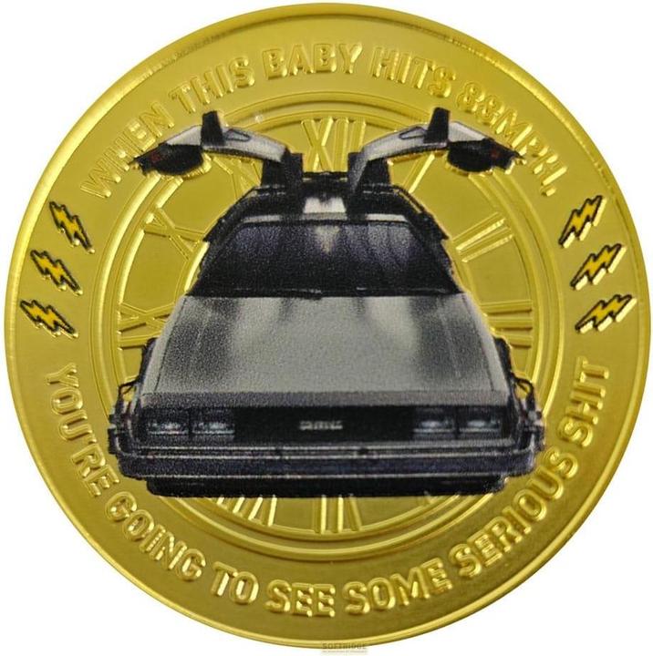 Produktbild Fanattik Zurück in die Zukunft Sammelmünze 40th Anniversary Limited Edition