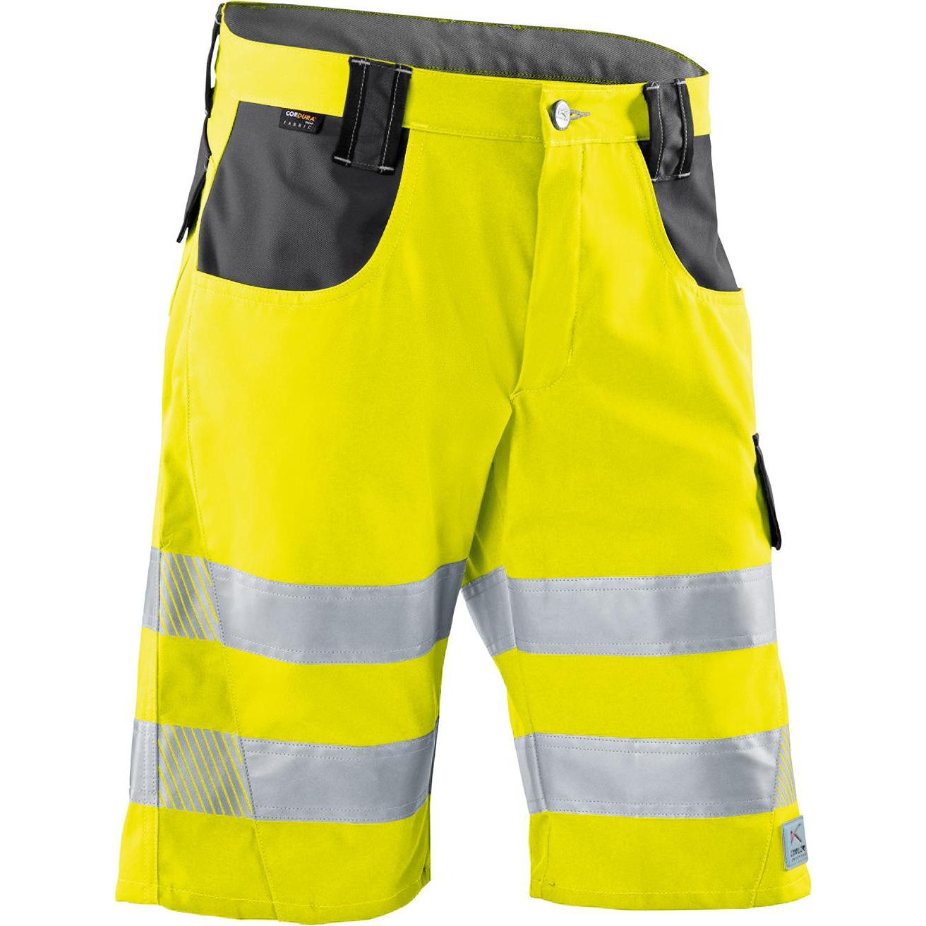 Kübler, Arbeitshose, Shorts gelb/anthrazit Gr. 62 (62)