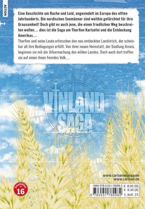 Actual product image Vinland Saga 26 (German, Makoto Yukimura, Hiro Yamada, 2023)