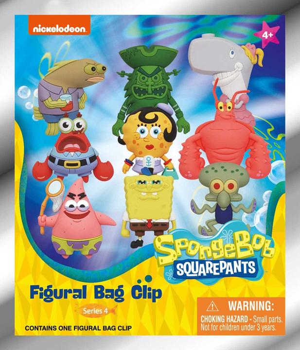 Actual product image Monogram Nickelodeon Classics 3D PVC-Taschenanhänger Series 4 Display (24)
