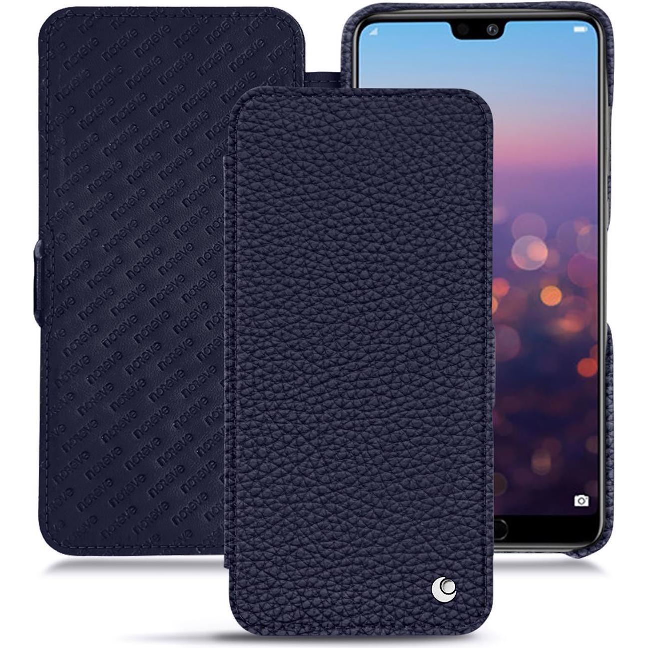 Noreve Lederschutzhülle horizontal (Huawei P20 Pro), Smartphone Hülle, Violett