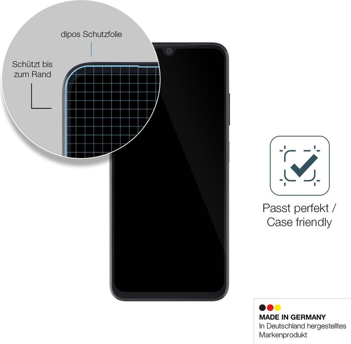 Produktbild Dipos Anti-Shock Displayschutz 9H (1 Stück, Samsung Galaxy A05s)