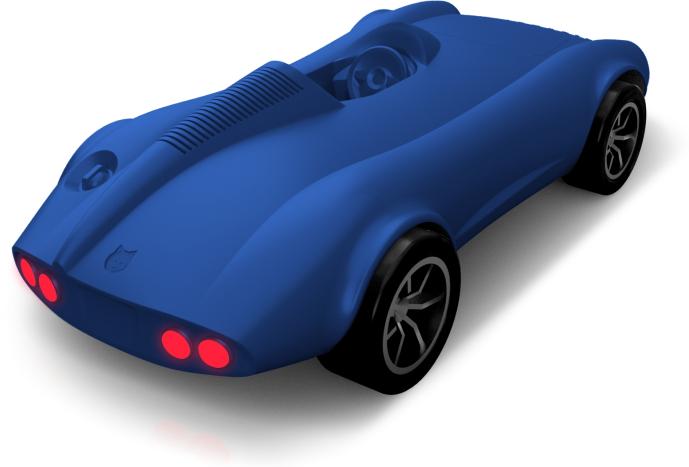 Productafbeelding Kidywolf Op afstand bestuurbare auto 1:12 blauw