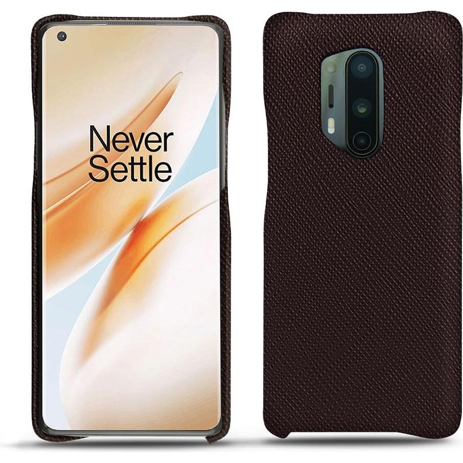 Noreve Lederschutzhülle (OnePlus 8 Pro), Smartphone Hülle, Braun