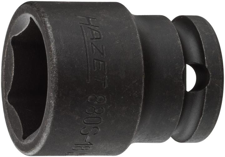 Produktbild HAZET Schlag-, Maschinenschrauber Steckschlüsseleinsatz ∙ Sechskant 880S-18 ∙ Vierkant10 mm (3/8 Zo… (18 mm)