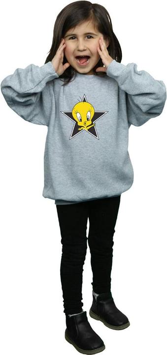 Produktbild Looney Tunes Tweety Pie Star Sweatshirt Mädchen (152, 158)