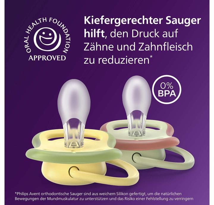 Actual product image Philips Avent Pacifier SCF349/55 ultra air (4x)