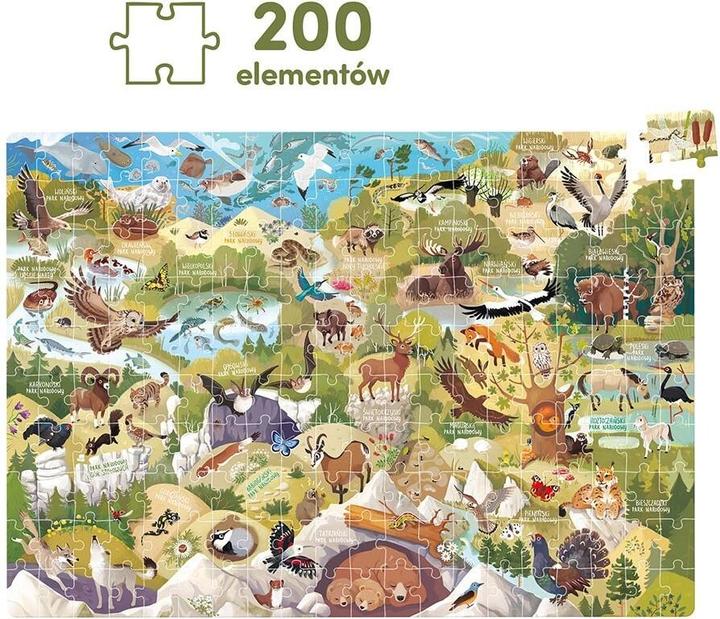 Produktbild Czuczu Puzzle Wildpuzzle - Nationalparks 200 Teile (200 Teile)