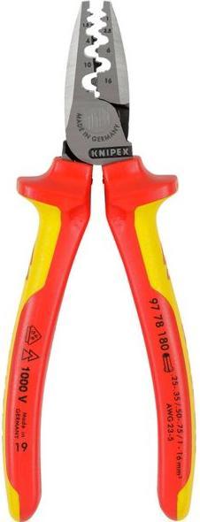 Produktbild Knipex Crimpzange für Aderendhülsen (180 mm)