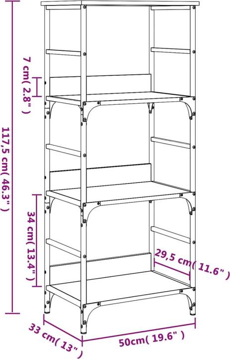 Produktbild VidaXL Ford (50 x 33 x 117.5 cm)