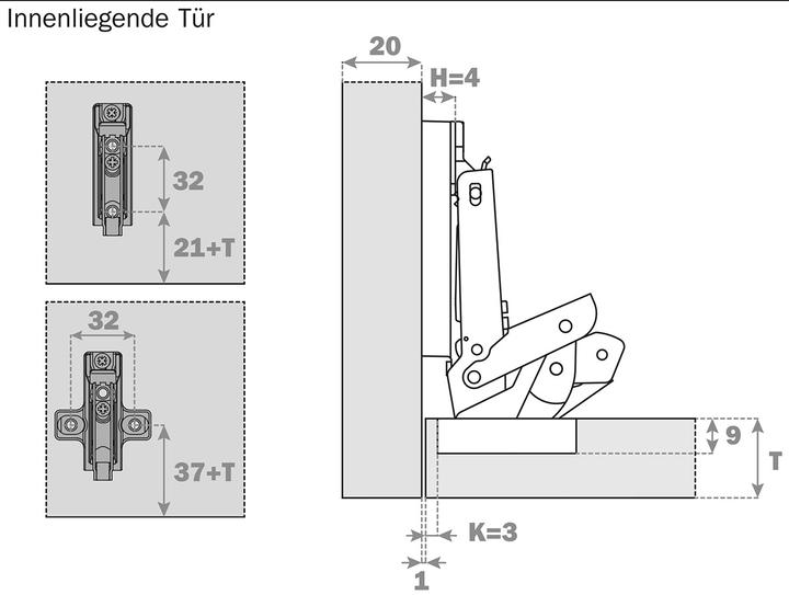 Actual product image Salice Corner tape