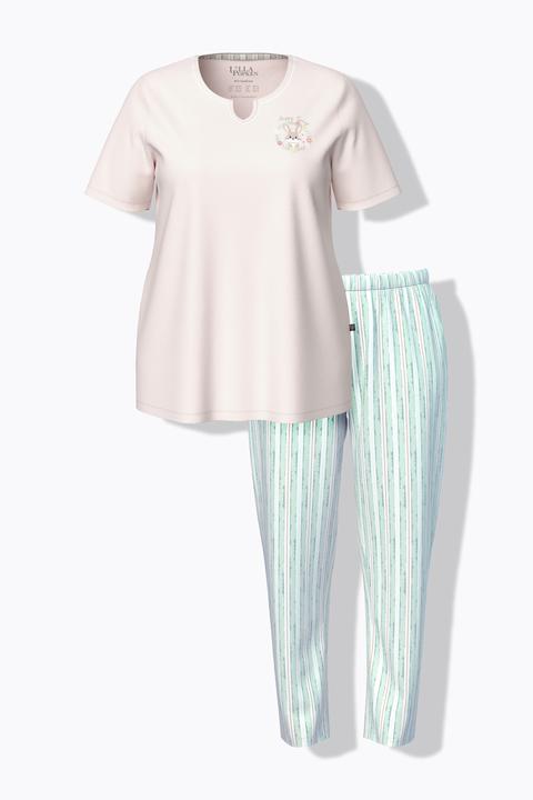 Produktbild Ulla Popken Pyjama, Hase, Tunika-Ausschnitt, Halbarm (50, 52)