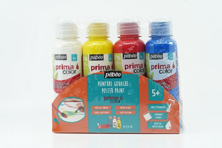 Image du produit Pebeo Primacolor Pack 4 Flacons Basique (Multicolore, 150 ml)