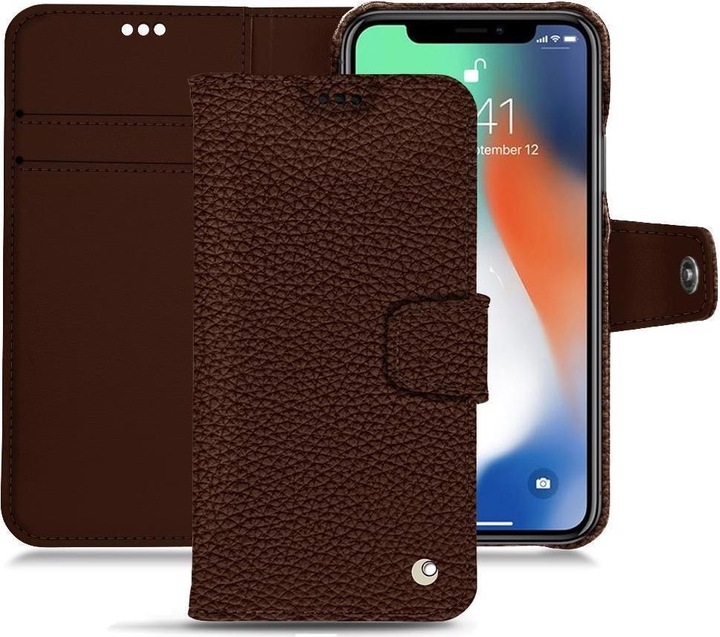 Actual product image Noreve Leather case wallet (Apple iPhone XR)