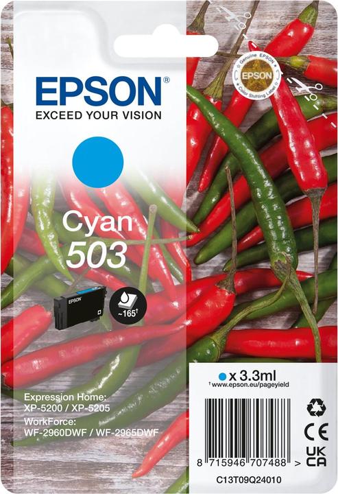 Actual product image Epson 503 CY SEC (C)