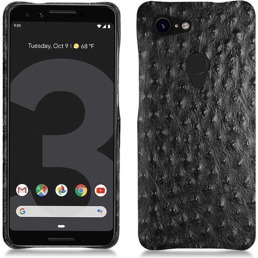 Noreve Lederschutzhülle (Google Pixel 3 XL), Smartphone Hülle, Schwarz