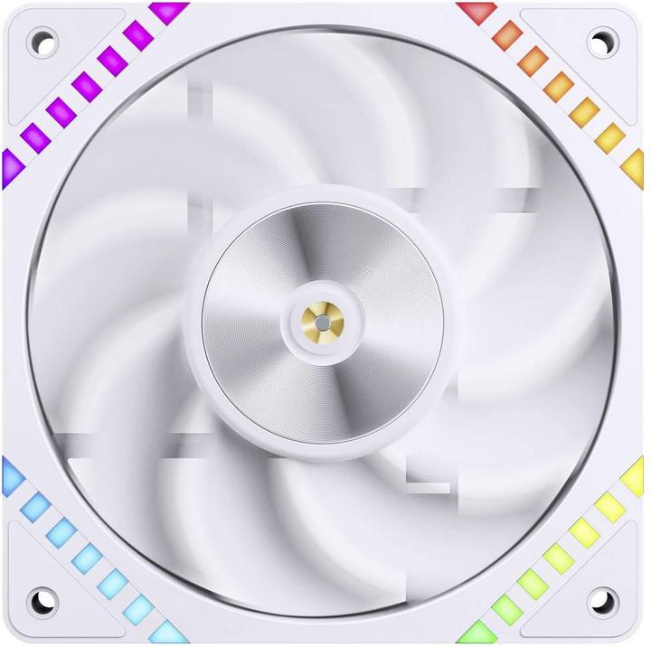 Produktbild Jonsbo HF2-120 Lüfter, Reverse Blade, PWM, ARGB - 120mm, weiss (120 mm, 1x)