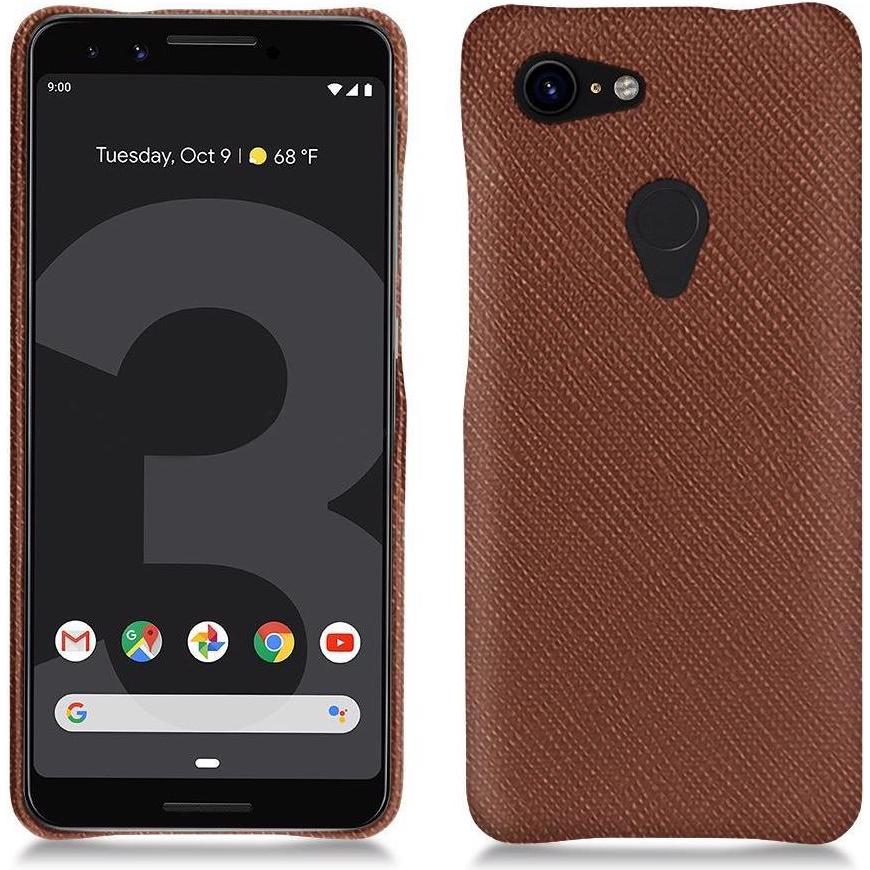 Noreve Lederschutzhülle (Google Pixel 3 XL), Smartphone Hülle, Braun
