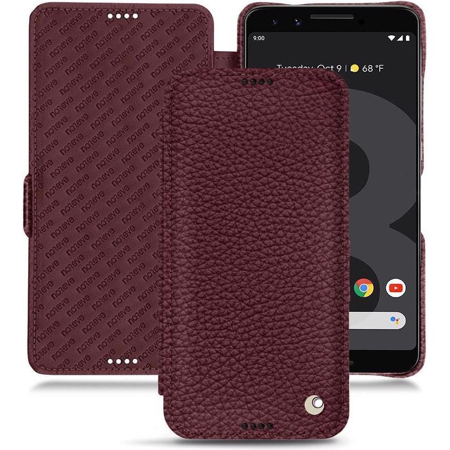 Noreve Lederschutzhülle horizontal (Google Pixel 3), Smartphone Hülle, Violett