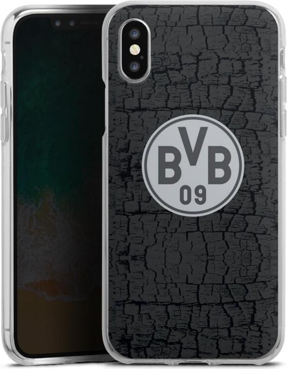 Produktbild DeinDesign Silikon Hülle für Apple iPhone X Handyhülle Case Smartphone Schutzhülle BVB Borussia Dortmund (Apple iPhone X)