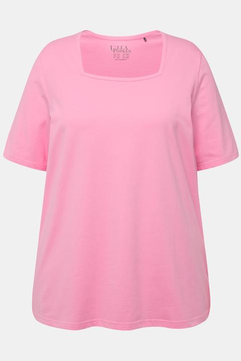 Actual product image Ulla Popken Essential Square Neck Stretch Tee (60)