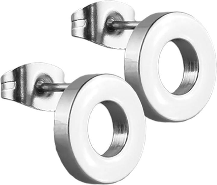 Actual product image Star Piercing Stud Earrings Fake Tunnel silver (without brass, Surgical steel 316L)