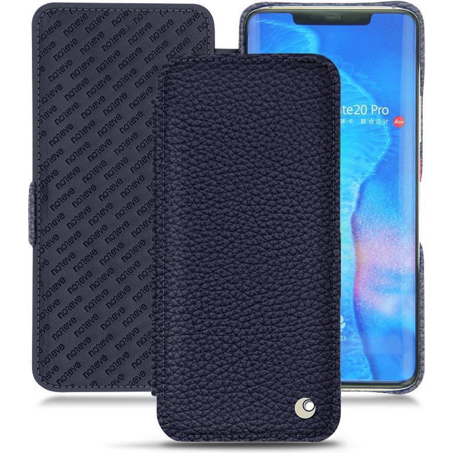 Noreve Lederschutzhülle horizontal (Huawei Mate 20 Pro), Smartphone Hülle, Violett