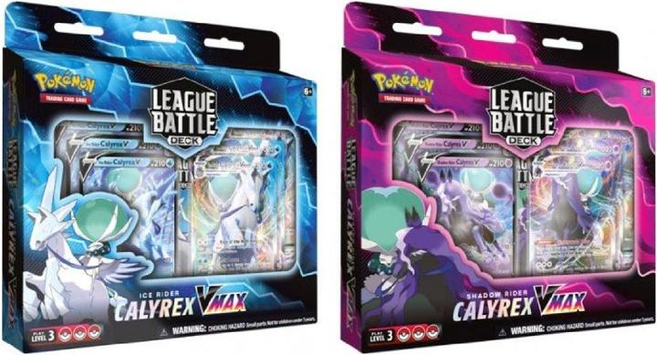 Immagine prodotto Pokémon TCG - Battaglia di Lega Calyrex VMAX Q2 - Cavaliere d'Ombra (Inglese, Ponte)